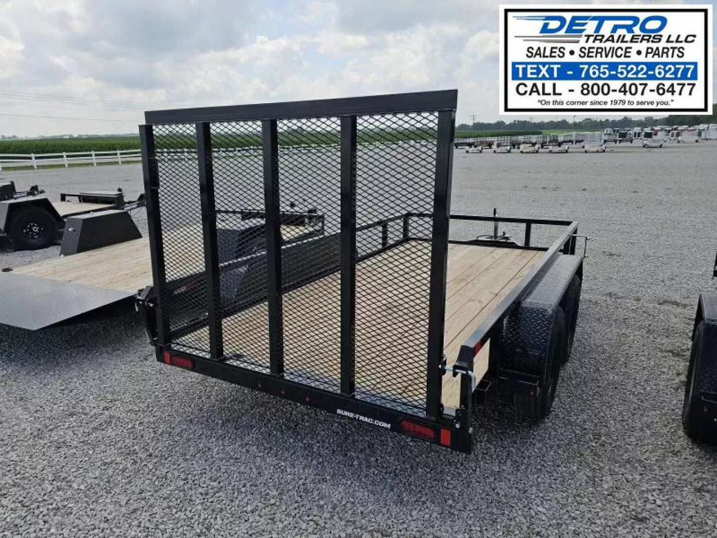 New 2025 Sure-Trac 6' x 12' 7K Tube Top Utility Trailer