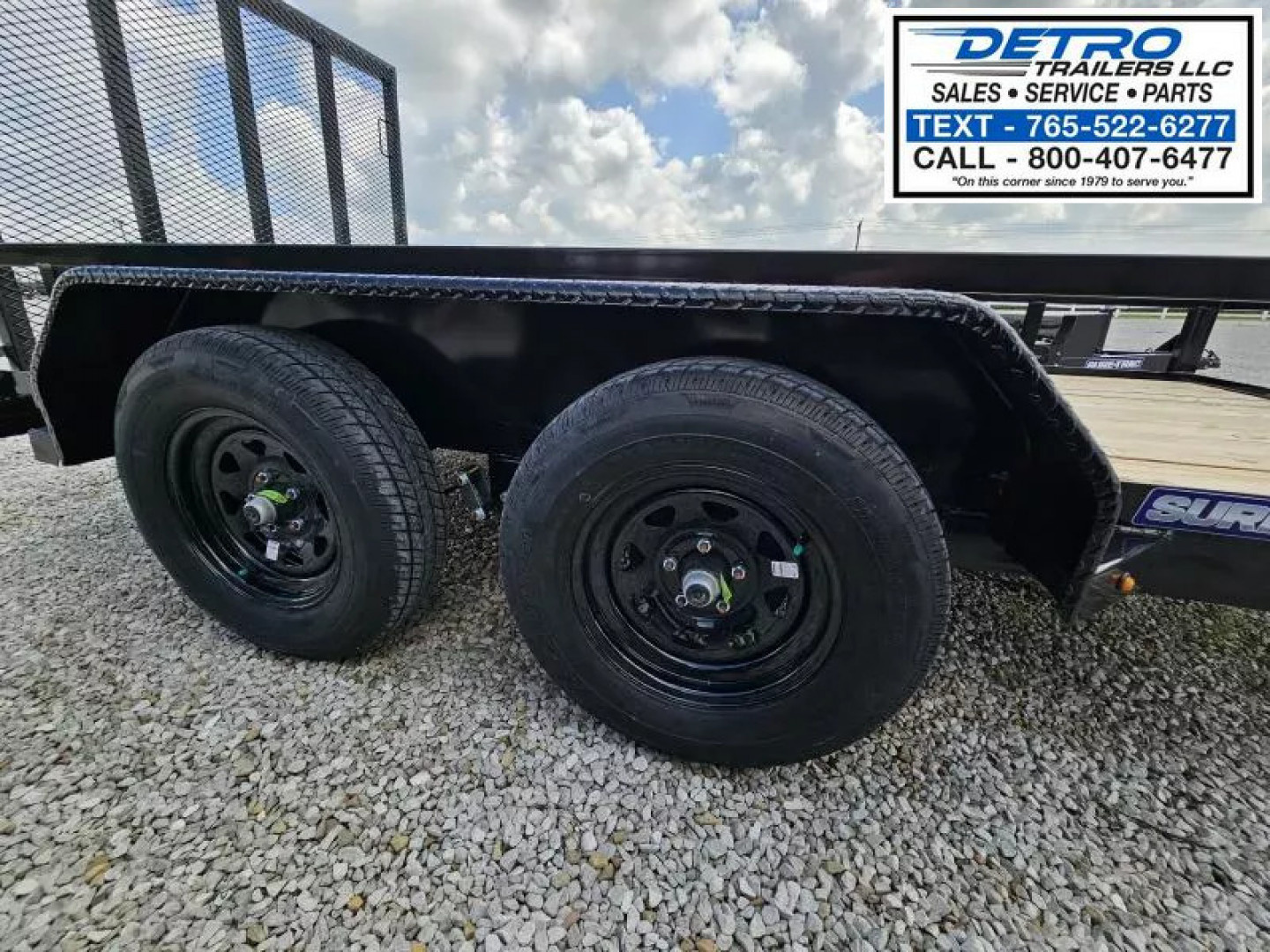 New 2025 Sure-Trac 6' x 12' 7K Tube Top Utility Trailer