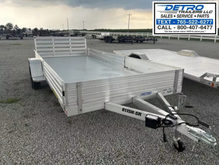 New 2026 Aluma 8115H-SR 4.25K Torsion Idler Utility Trailer