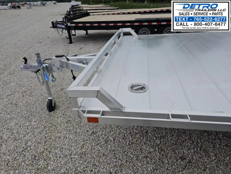 New 2026 Aluma 1024TA-BT-DT-RR-RTD 10K Torsion Deckover Utility Trailer w/ Bi-Fold Ramps