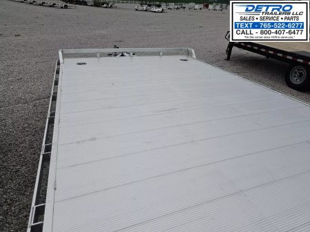 New 2026 Aluma 1024TA-BT-DT-RR-RTD 10K Torsion Deckover Utility Trailer w/ Bi-Fold Ramps