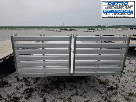 New 2026 Aluma 1024TA-BT-DT-RR-RTD 10K Torsion Deckover Utility Trailer w/ Bi-Fold Ramps