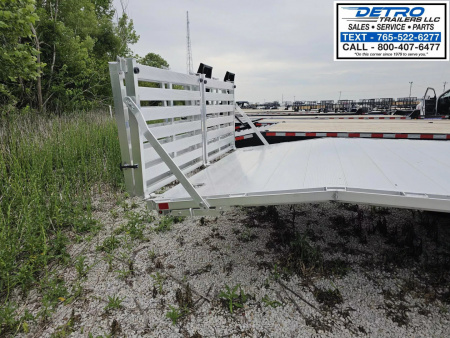 New 2026 Aluma 1024TA-BT-DT-RR-RTD 10K Torsion Deckover Utility Trailer w/ Bi-Fold Ramps