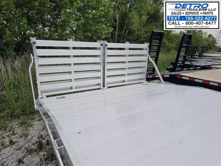 New 2026 Aluma 1024TA-BT-DT-RR-RTD 10K Torsion Deckover Utility Trailer w/ Bi-Fold Ramps