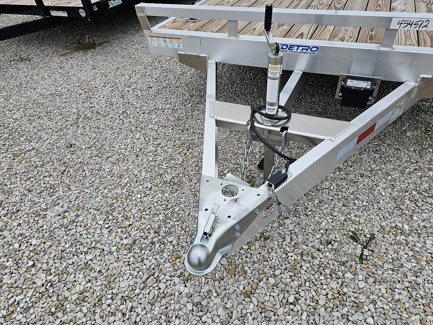 New 2025 Sure-Trac 7' x 18' (16+2) 7K Aluminum Wood Deck C-Channel Car Hauler