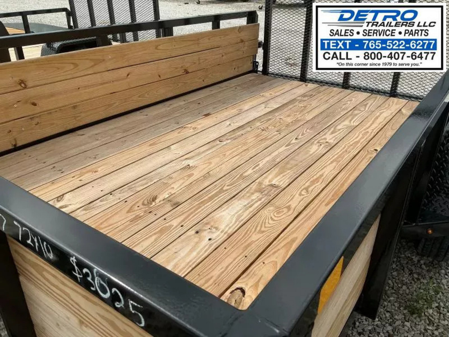 New 2025 Sure-Trac 6' x 10' 3K Idler Tube Top Three Board High Side Utility Trailer