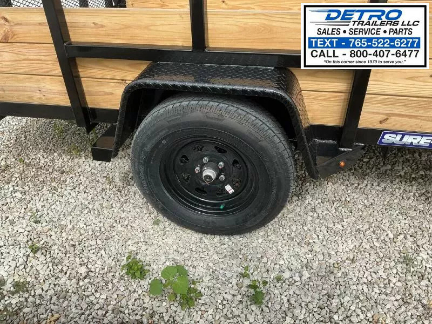 New 2025 Sure-Trac 6' x 10' 3K Idler Tube Top Three Board High Side Utility Trailer