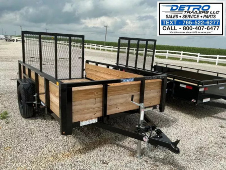 New 2025 Sure-Trac 6' x 10' 3K Idler Tube Top Three Board High Side Utility Trailer