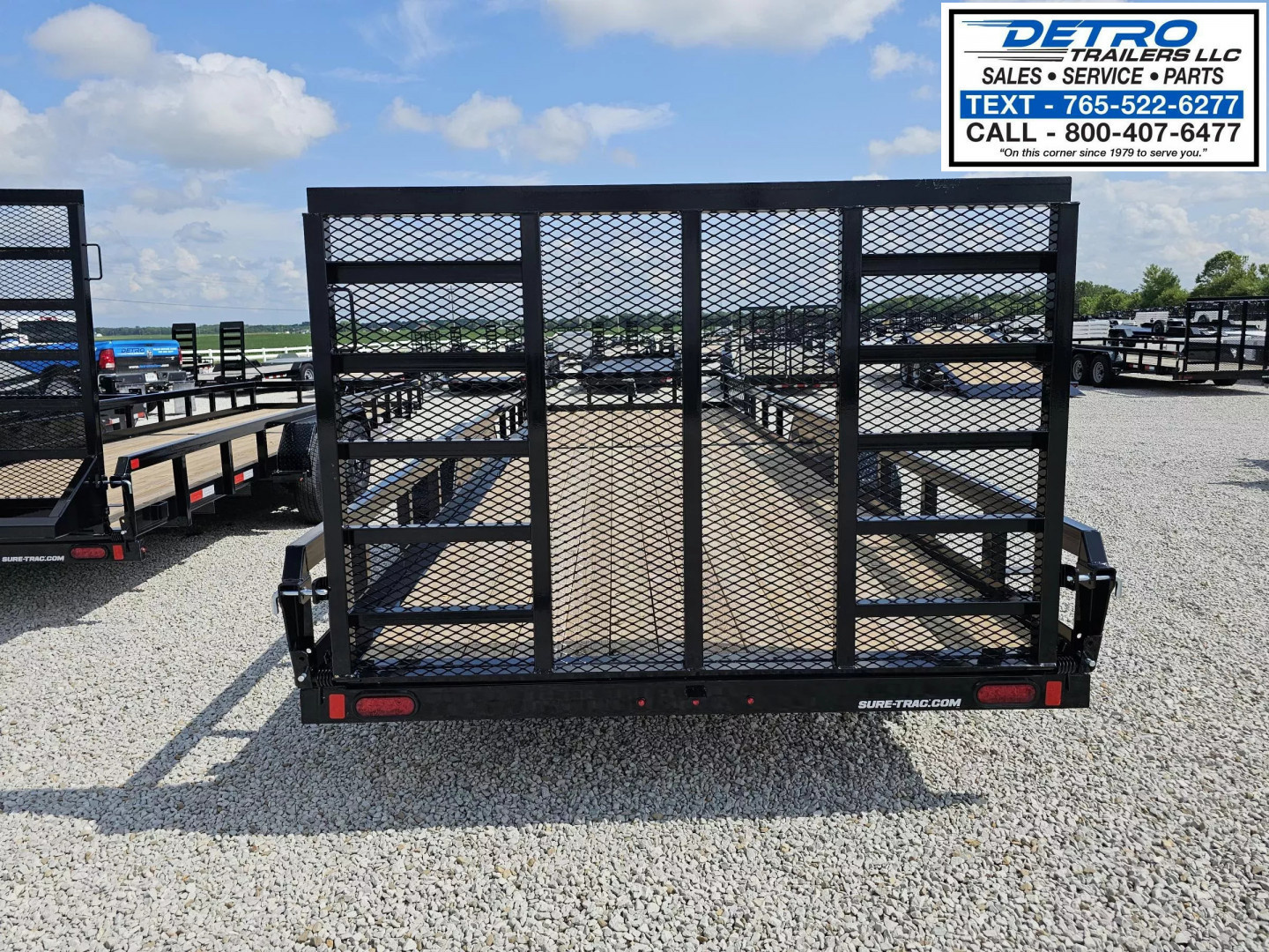 New 2025 Sure-Trac 7' x 24' 10K Tube Top ATV Utility Trailer