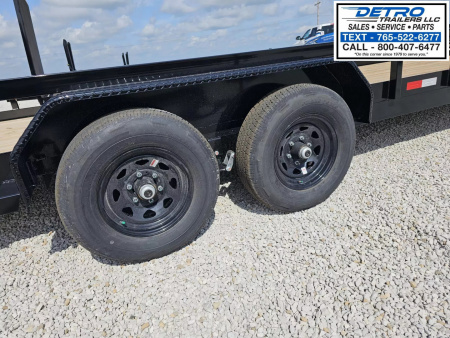 New 2025 Sure-Trac 7' x 24' 10K Tube Top ATV Utility Trailer