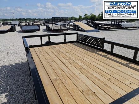 New 2025 Sure-Trac 7' x 24' 10K Tube Top ATV Utility Trailer