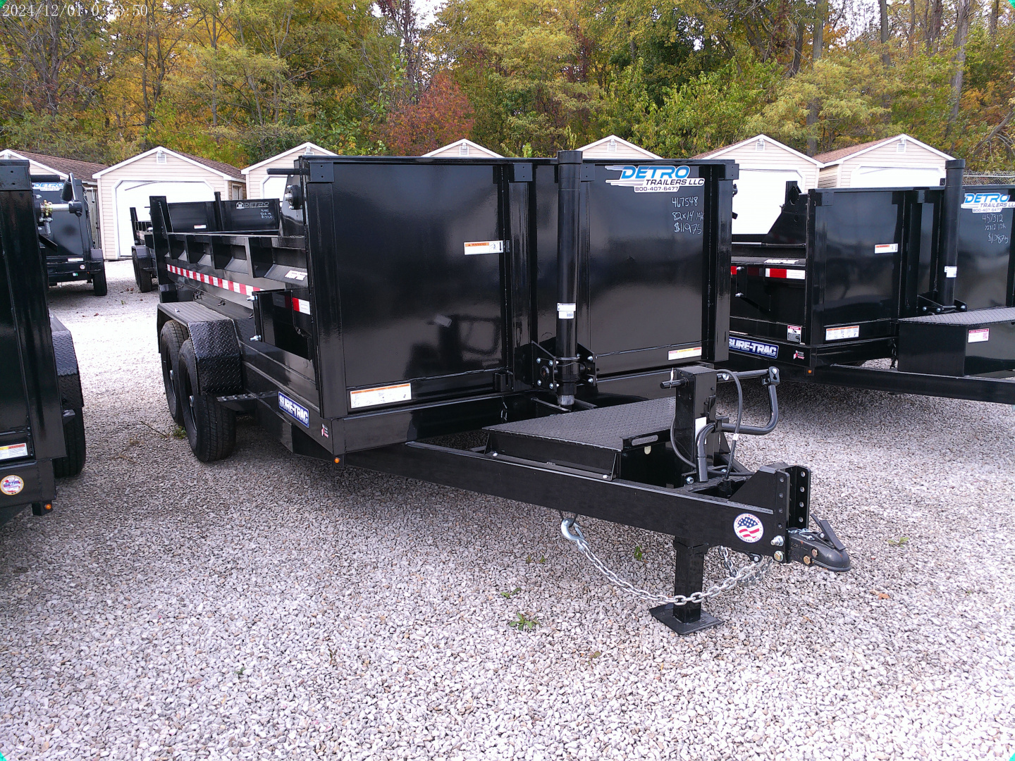 New 2025 Sure-Trac 82" x 14' 14K Telescopic HD Low Profile Dump Trailer
