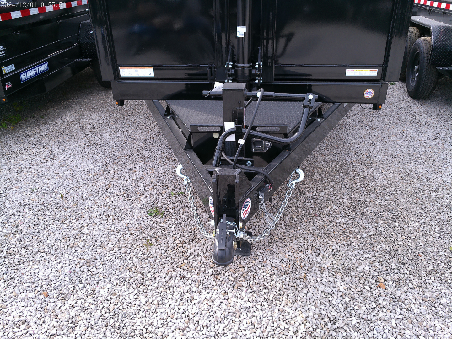 New 2025 Sure-Trac 82" x 14' 14K Telescopic HD Low Profile Dump Trailer