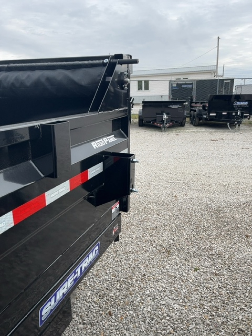 New 2025 Sure-Trac 82" x 14' 14K Telescopic HD Low Profile Dump Trailer