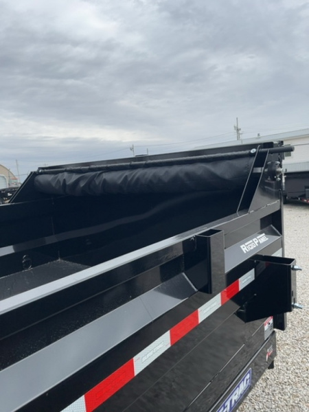 New 2025 Sure-Trac 82" x 14' 14K Telescopic HD Low Profile Dump Trailer