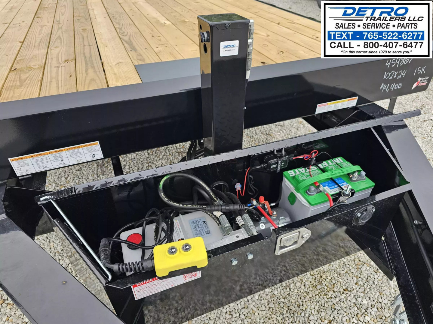 New 2025 Sure-Trac 102" x 24' 15K HD Power Tilt Full Bed Deckover Trailer w/ Hydraulic Jack