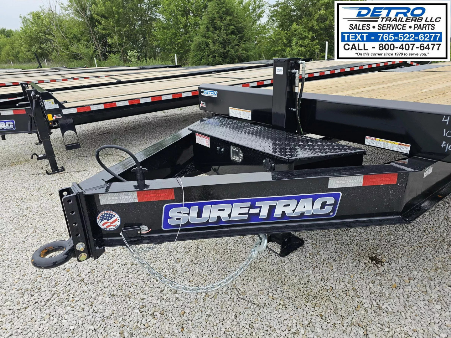 New 2025 Sure-Trac 102" x 24' 15K HD Power Tilt Full Bed Deckover Trailer w/ Hydraulic Jack