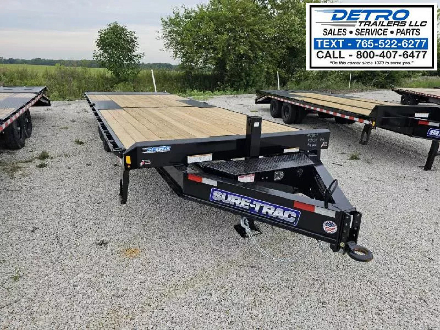 New 2025 Sure-Trac 102" x 24' 15K HD Power Tilt Full Bed Deckover Trailer w/ Hydraulic Jack