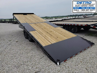 New 2025 Sure-Trac 102" x 24' 15K HD Power Tilt Full Bed Deckover Trailer w/ Hydraulic Jack