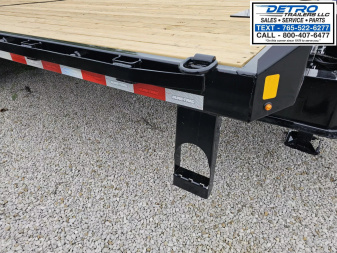 New 2025 Sure-Trac 102" x 24' 15K HD Power Tilt Full Bed Deckover Trailer w/ Hydraulic Jack