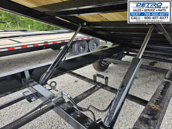 New 2025 Sure-Trac 102" x 24' 15K HD Power Tilt Full Bed Deckover Trailer w/ Hydraulic Jack