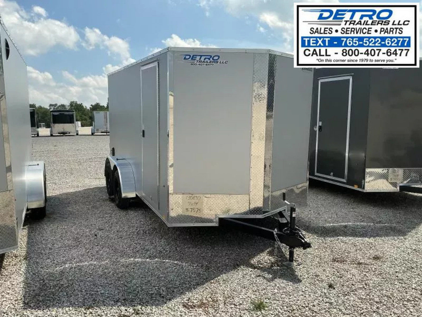 New 2025 Cargo Express EX DLX 7' x14' 7K Ramp Door Enclosed Cargo Trailer