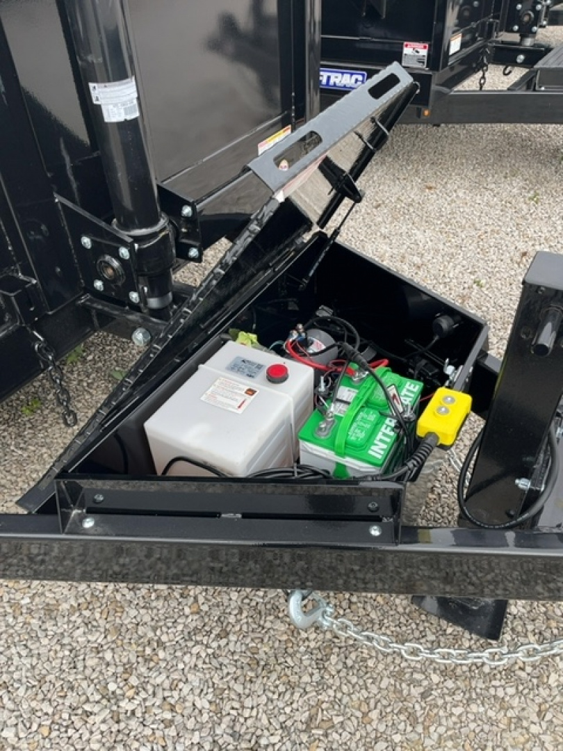 New 2025 Sure-Trac 82" x 14' 14K Telescopic HD Low Profile Dump Trailer