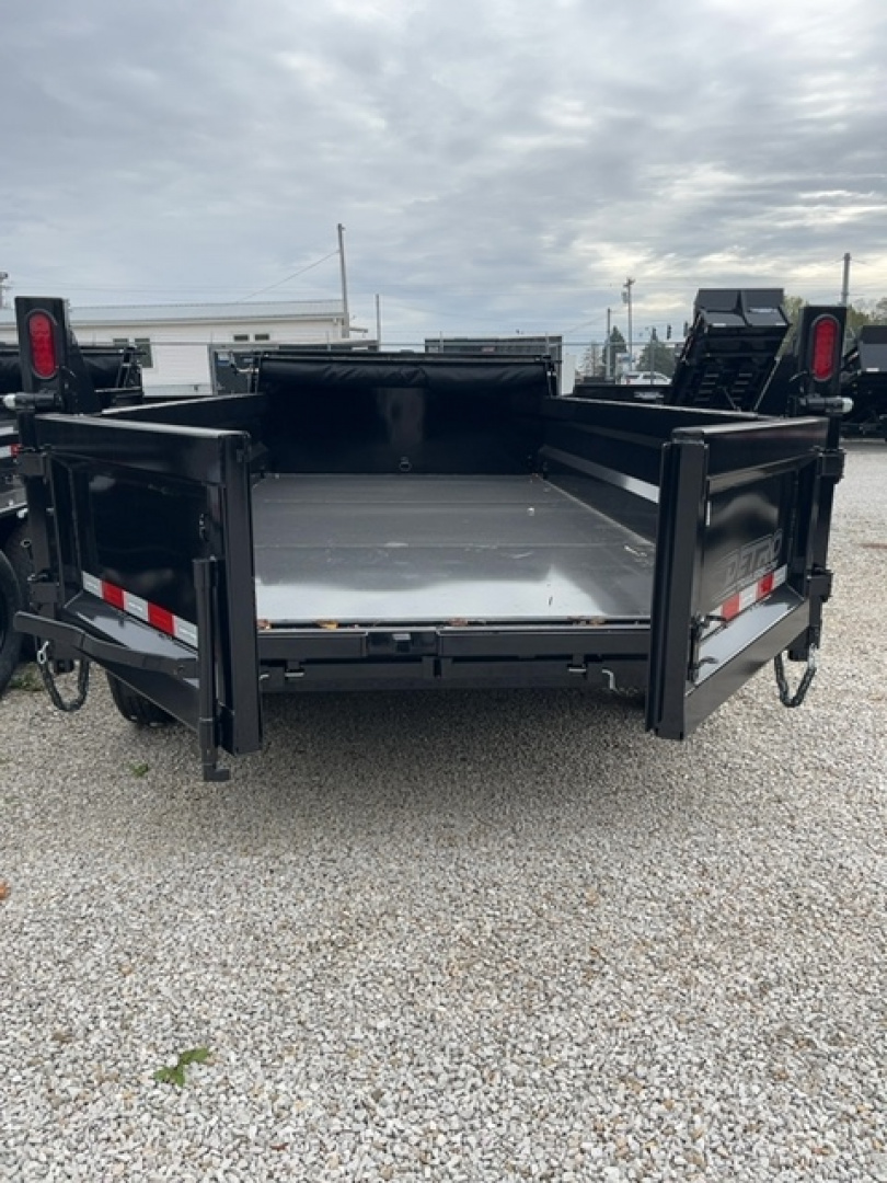 New 2025 Sure-Trac 82" x 14' 14K Telescopic HD Low Profile Dump Trailer