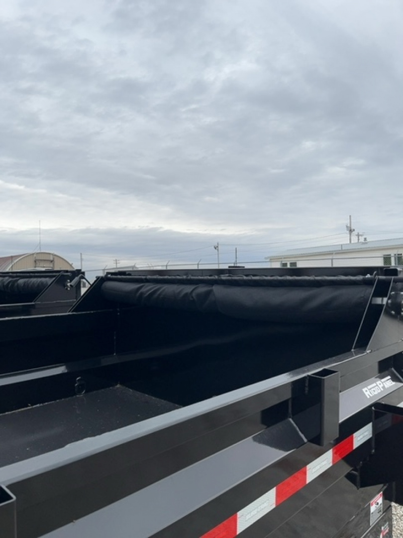 New 2025 Sure-Trac 82" x 14' 14K Telescopic HD Low Profile Dump Trailer