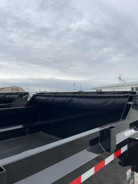 New 2025 Sure-Trac 82" x 14' 14K Telescopic HD Low Profile Dump Trailer