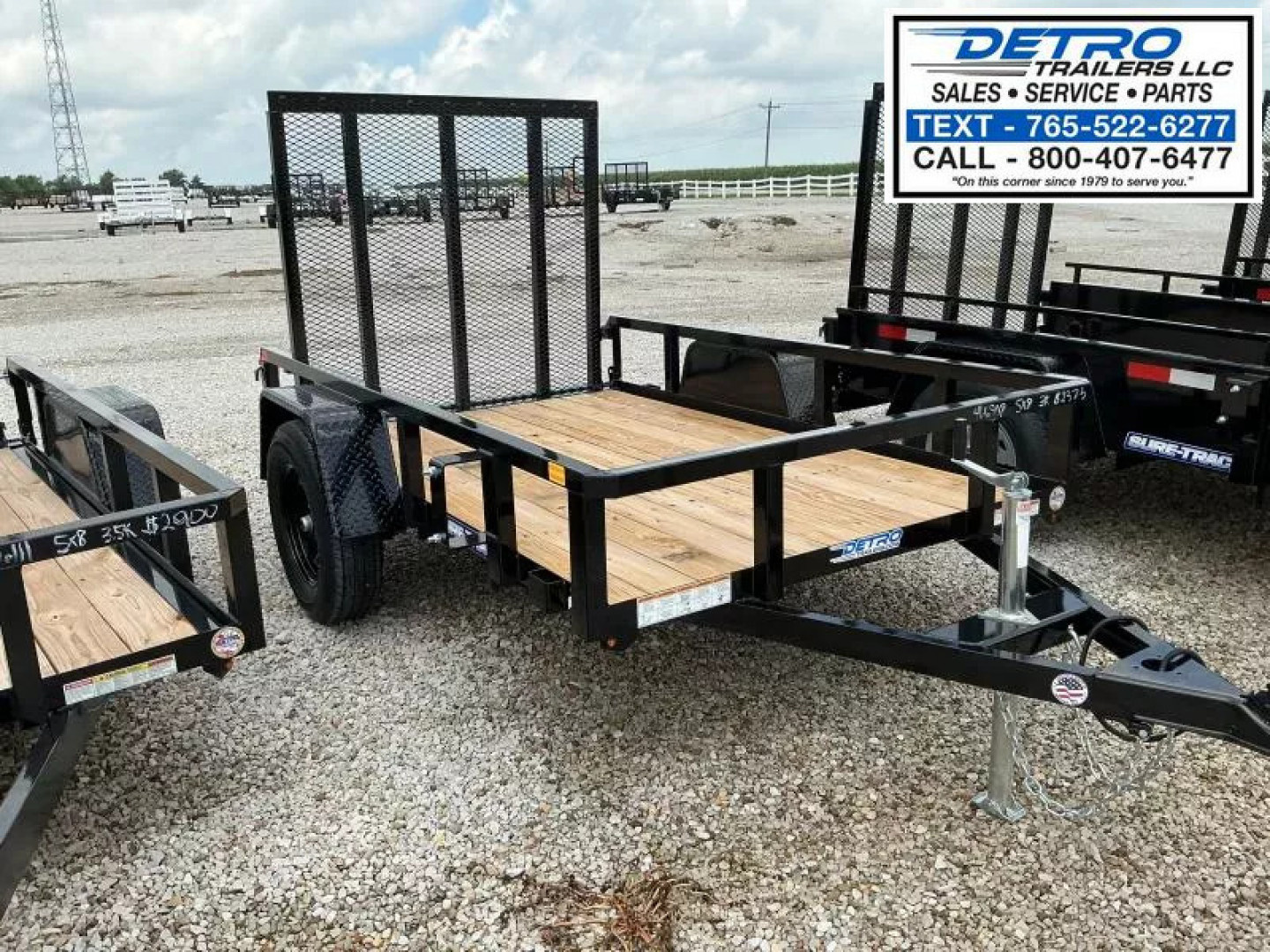 New 2025 Sure-Trac 5' x 8' 3K Idler Tube Top Utility Trailer