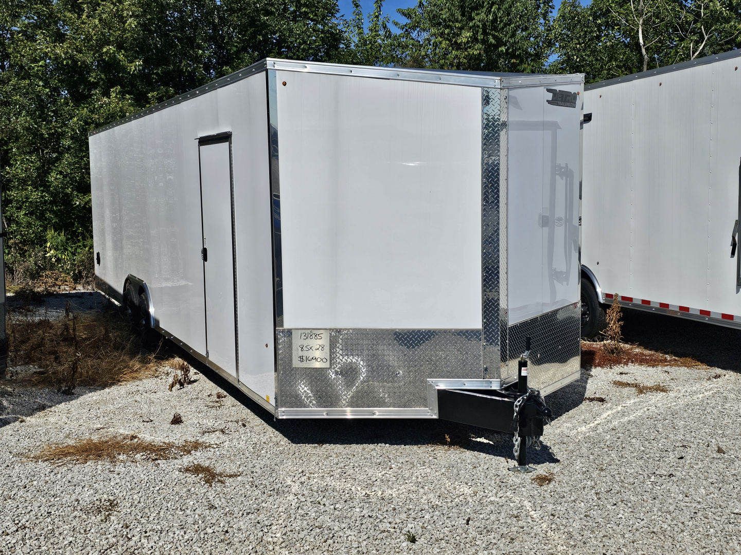 New 2024 Cargo Express 8.5" x 28' 10K V-Nose Enclosed Car Hauler Trailer