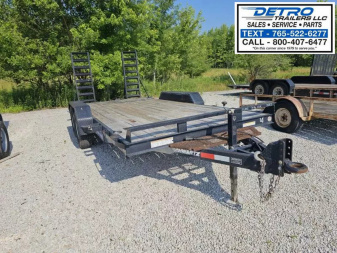 Used 2017 Sure-Trac 7' x 16' 10K Equipment Trailer
