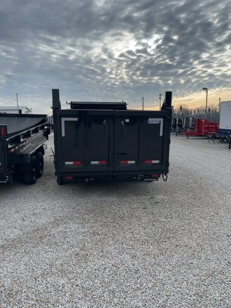 New 2025 Sure-Trac 82" x 16' 16K Telescopic HD Low Profile Dump Trailer w/ 4 Ft. Sides