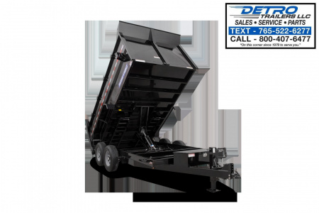 New 2025 Sure-Trac 82" x 16' 16K Telescopic HD Low Profile Dump Trailer w/ 4 Ft. Sides