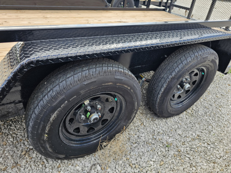 New 2025 Sure-Trac 7' x 20' 7K Tube Top Utility Trailer