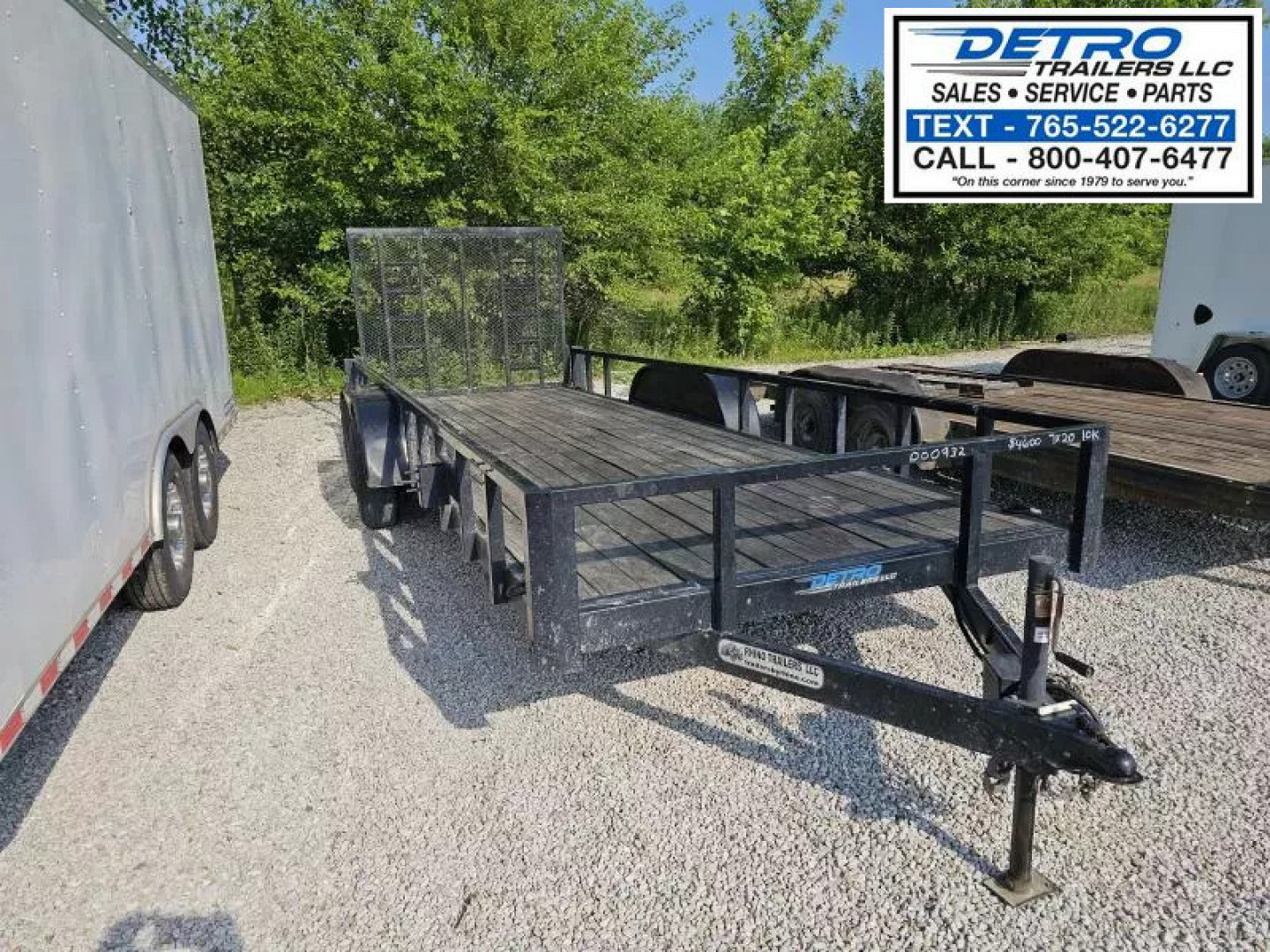 Used 2021 Rhino Trailers 7' x 20' 10K Utility Trailer