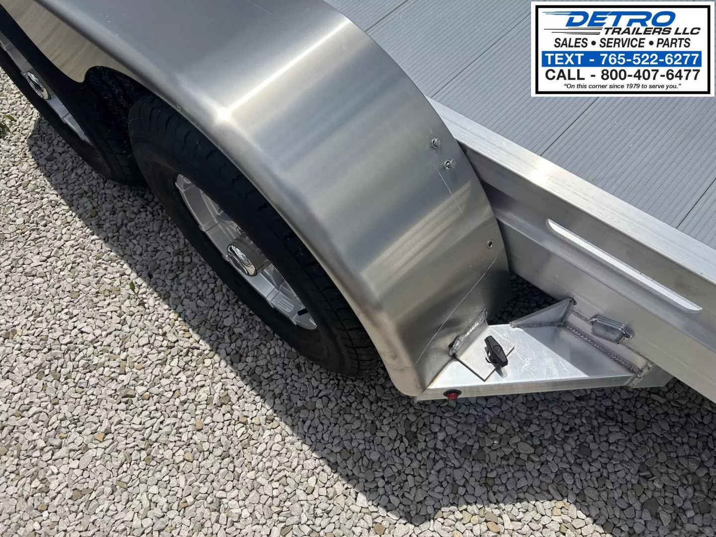 New 2026 Aluma 7818TA-EL-BT-RTD (Bi-fold Tailgate) 7K GVWR Utility Trailer