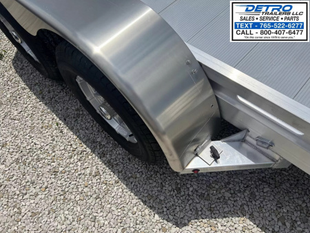 New 2026 Aluma 7818TA-EL-BT-RTD (Bi-fold Tailgate) 7K GVWR Utility Trailer