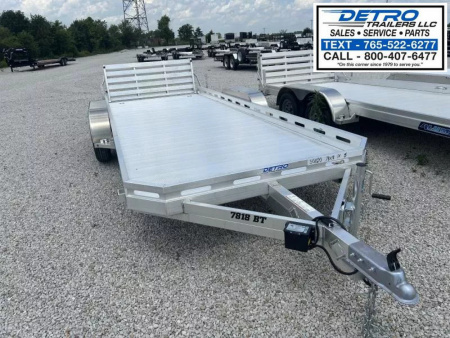 New 2026 Aluma 7818TA-EL-BT-RTD (Bi-fold Tailgate) 7K GVWR Utility Trailer