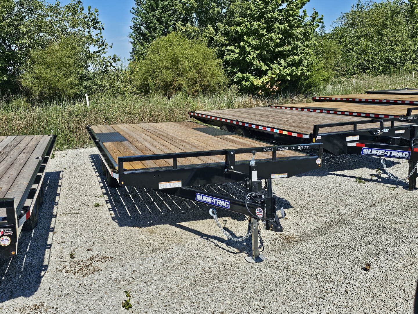 New 2025 Sure-Trac 102" x 20' 10K Low Profile Flat Deck Deckover Trailer