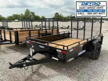 New 2025 Sure-Trac 6' x 10' 3K Steel High Side Utility Trailer