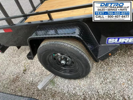 New 2025 Sure-Trac 6' x 10' 3K Steel High Side Utility Trailer