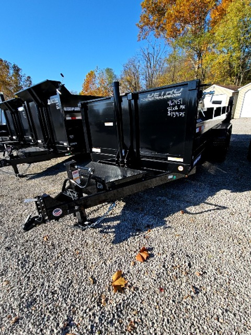 New 2025 Sure-Trac 82" x 16' 14K Telescopic HD Low Profile Dump Trailer