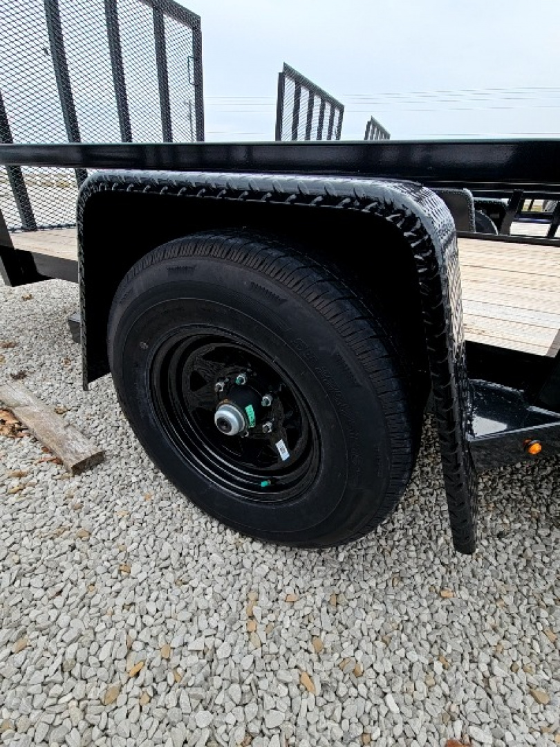 New 2025 Sure-Trac 7' x 14' 5K Tube Top Utility Trailer w/ Brakes
