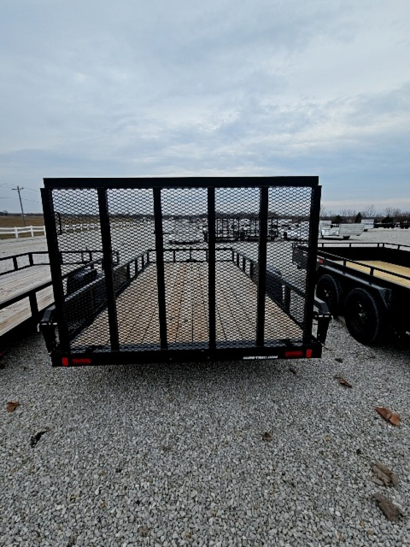 New 2025 Sure-Trac 7' x 14' 5K Tube Top Utility Trailer w/ Brakes
