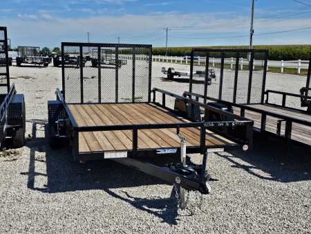 New 2025 Sure-Trac 7' x 14' 5K Tube Top Utility Trailer w/ Brakes