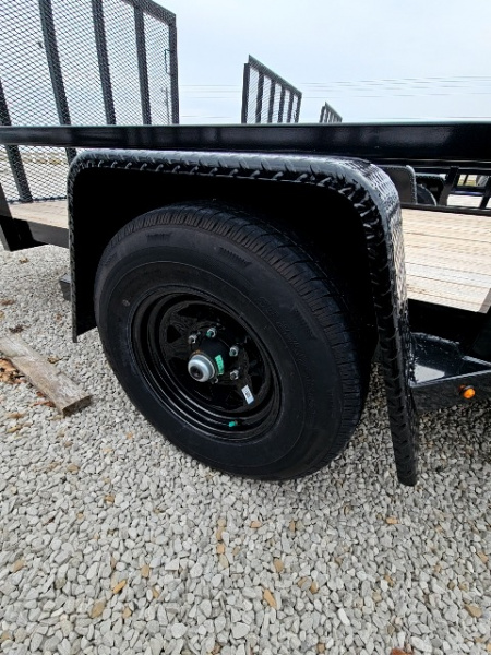 New 2025 Sure-Trac 7' x 14' 5K Tube Top Utility Trailer w/ Brakes