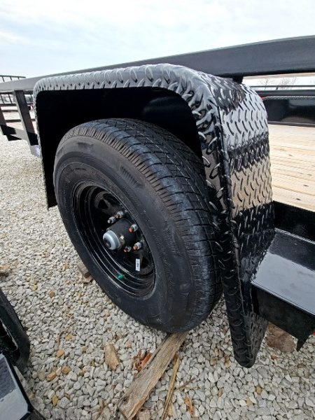 New 2025 Sure-Trac 7' x 14' 5K Tube Top Utility Trailer w/ Brakes