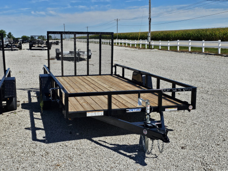 New 2025 Sure-Trac 7' x 14' 5K Tube Top Utility Trailer w/ Brakes